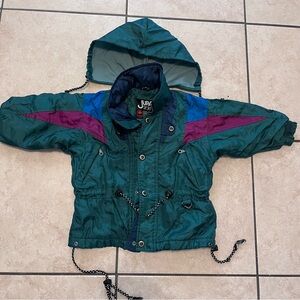 Vintage Jupa Sports Kids 5t Retro Color Block‎ Winter Ski Jacket Outdoor